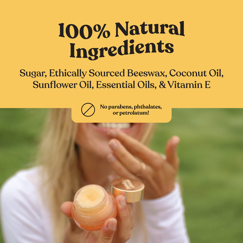 [Australia] - Poppy & Pout Natural Lip Scrub, Moisturizing Sugar Scrub for Dry Lips, Lip Scrubber Exfoliator with Essential Oils Smooths and Hydrates Lips, In Recyclable Glass Jars, Cruelty Free - Marshmallow Creme 