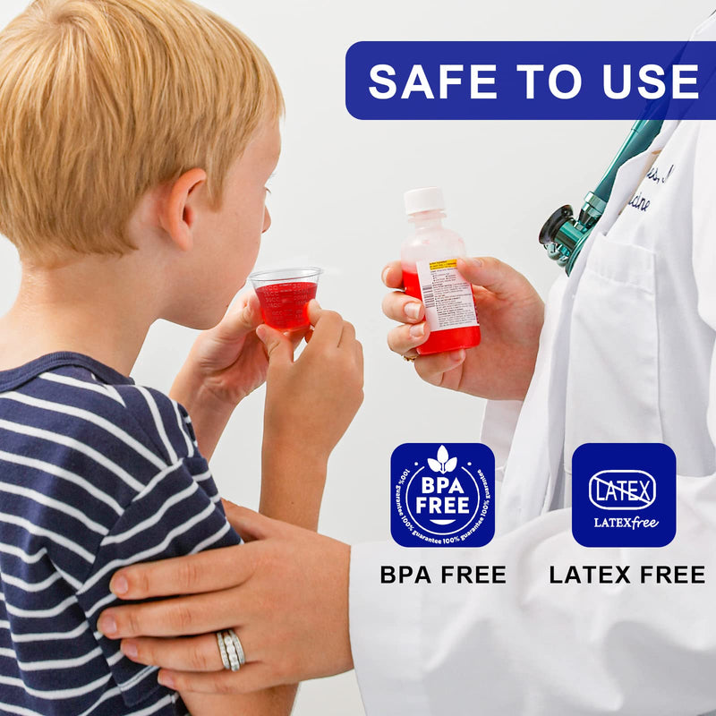 [Australia] - disposable medicine cups graduated, bulk pack of 300, 1 oz (30ml) small plastic measuring cup for liquid medication, paint, epoxy, pill and resin 