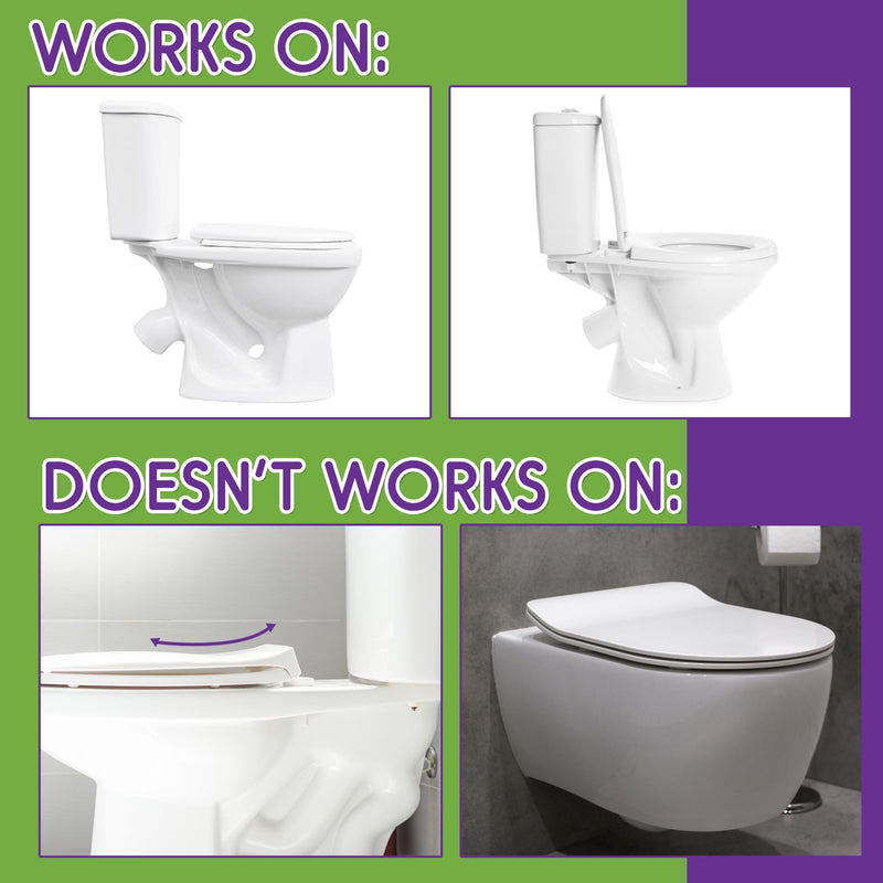 [Australia] - Child Safety Toilet Seat Lock - Easy to Install and Use Toilet Lock, Baby Proof Your Bathroom - Easy Install No Tools Needed - Fits Most Toilets - 1 Pack 