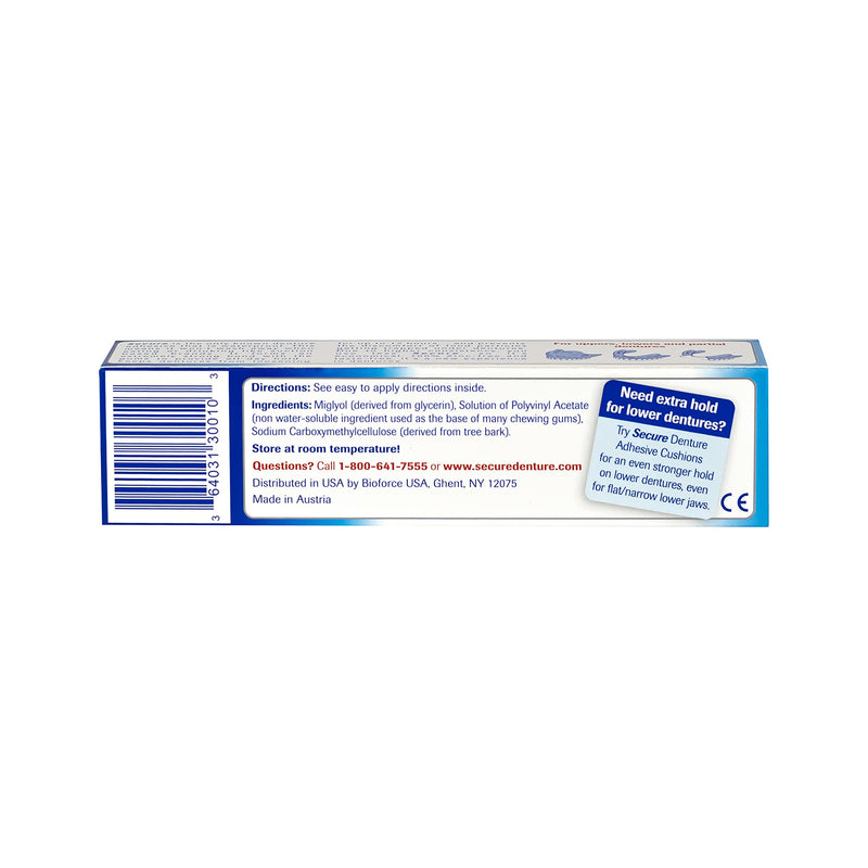 [Australia] - Secure Waterproof Denture Adhesive - Zinc Free - Extra Strong Hold For Upper, Lower or Partials - 1.4 oz (Pack of 2) 1.4 Ounce (Pack of 2) 