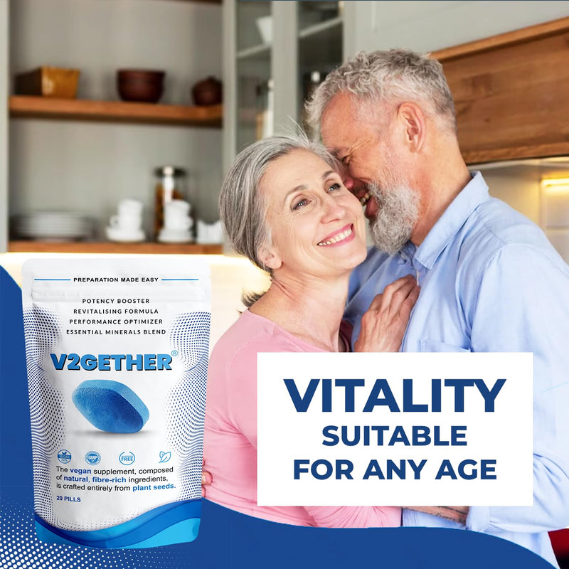 40 Blue Tablets for Men – Fast Acting Natural Supplement for High Stamina & Performance – Powerful Herbal Pills for Enhanced Energy & Vitality