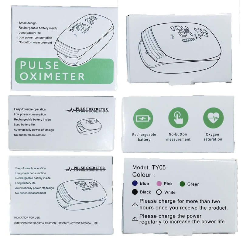 [Australia] - Pulse Oximeter Fingertip with Rechargeable, Oxygen Meter Finger Pulse Oximeter, Rechargeable Pulse Oximeter, Accurate Fast Oximetry SpO2 Reading for Outdoor Sports Home Wide Use (Pink) 