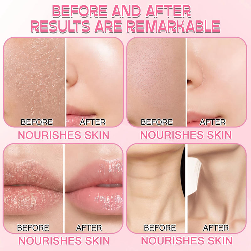 2Pcs Collagen Stick Collagen Stick for Face,Smooths Fine Lines and Wrinkles, Deeply Moisturizes and Nourishes the Skin, Gentle Formula for Face, Eye & Lip,10 G