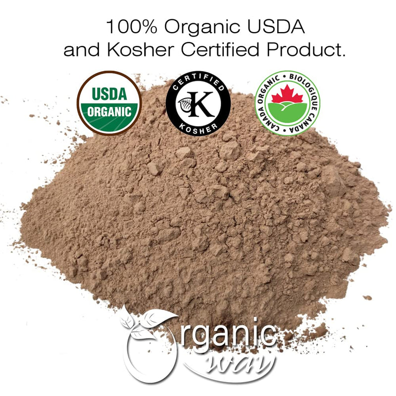 [Australia] - Organic Way Arjuna Bark Powder (Terminalia arjuna) - Organic & Kosher Certified | Raw, Vegan, Non GMO & Gluten Free | USDA Certified | Origin - India (1/2LBS / 8Oz) 8 Ounce (Pack of 1) 