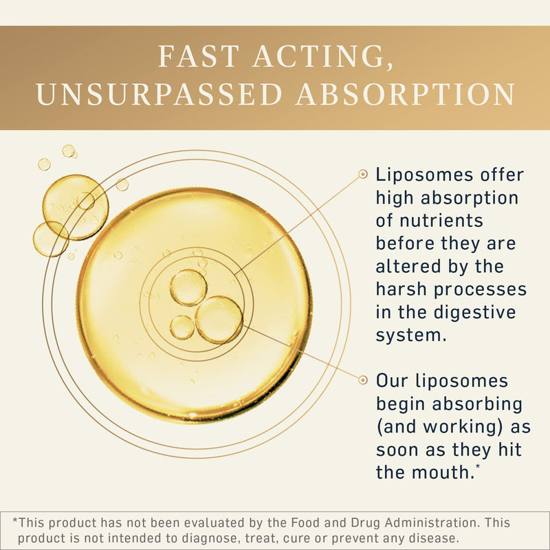 [Australia] - Quicksilver Scientific Liposomal Glutathione - Superior Absorption Oral Glutathione Supplement for Detox & Immune Support - 100 mg of Liquid Glutathione, Gluten Free & Non-GMO (1.7 fl oz) 