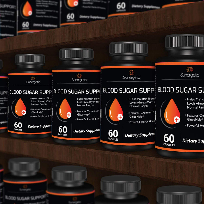 [Australia] - Premium Blood Sugar Support Supplement–Supports Healthy Blood Sugar Levels Already Within Normal Range – Includes Bitter Melon Extract, Vanadium, Chromium, Cinnamon, & Alpha Lipoic Acid-60 Capsules 