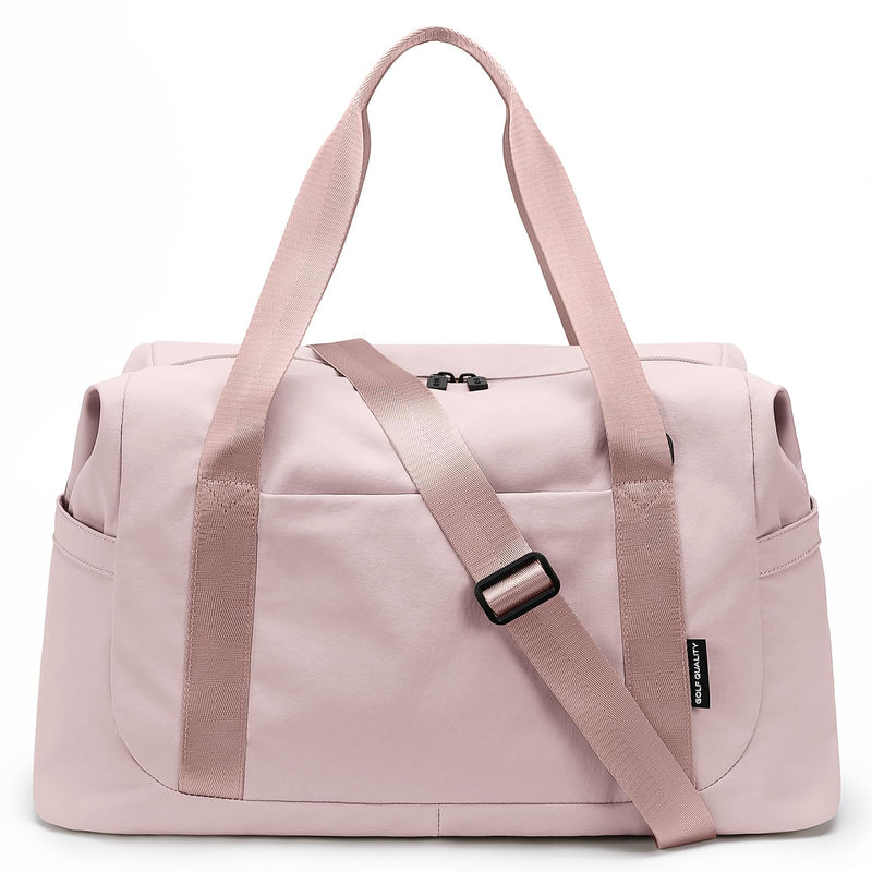 Travel Duffle Bag - Gym Bag for Women,Tote Bag Laptop Carry on Weekender Overnight Bag Organizer Duffel Bag for Travel,31L,Baby Pink Baby Pink 31L