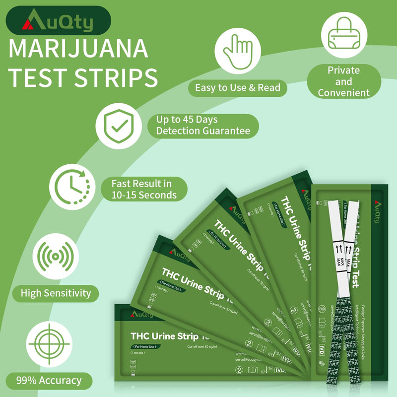 THC Urine Strip Test, Highly Sensitive THC Urine at Home Drug Test Kit, Easy Home Drug Test Marijuana (5)