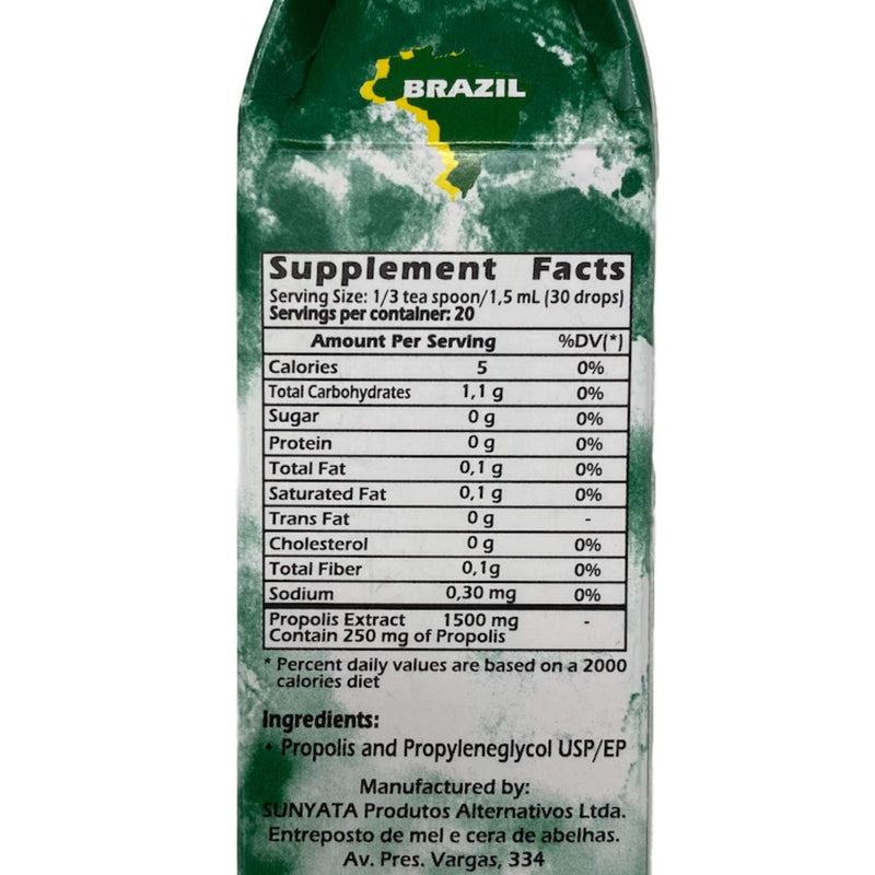 [Australia] - Pon Lee Brazil Green Bee Propolis Liquid Extract No Alcohol 30ML 1 Pack 1 Fl Oz (Pack of 1) 