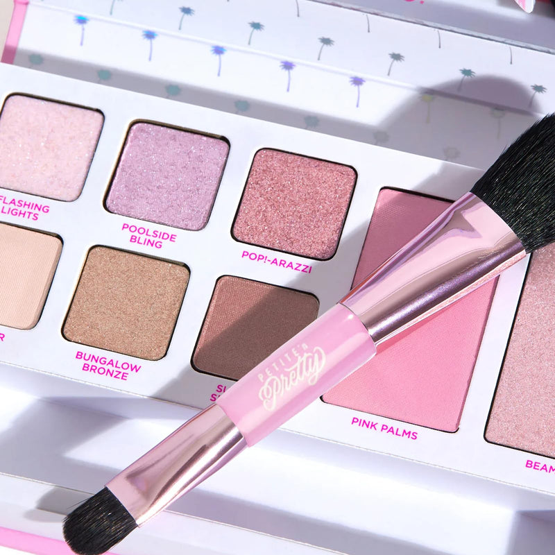 [Australia] - Petite ’N Pretty 9021 Glow! Eye & Cheek Makeup Palette for Kids, Tweens and Teens -3-in-1 Makeup Palette of Blush, Eyeshadow, and Highlighter, Non-Toxic, Made in USA 9021 Glow! Multicolor 