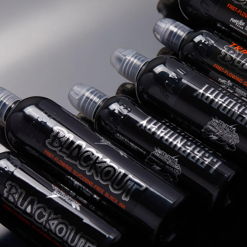 [Australia] - World Famous Tattoo Ink - Blackout Black, Ultra-Thin Black Tattoo Ink for Lining, Shading & Portrait Work - Vegan, Cruelty-Free, Professional-Grade Supplies & Equipment 8 fl oz 
