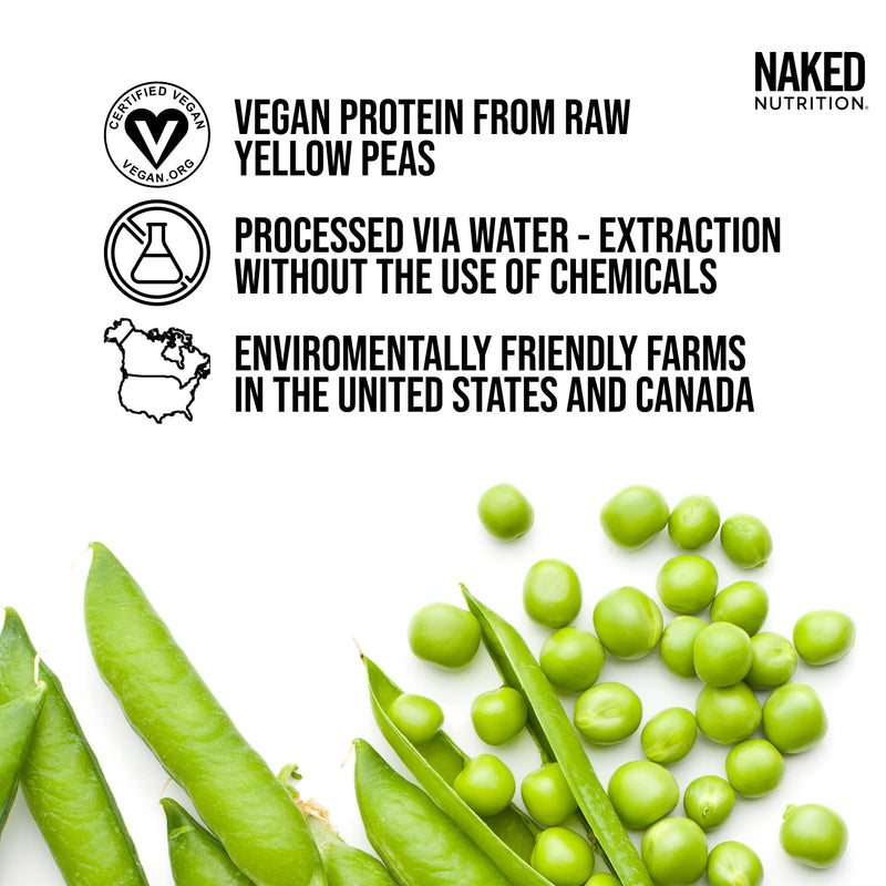 [Australia] - NAKED Nutrition Vegan Sample Pack Pea, Chocolate Pea, and Vanilla Pea 3 Piece Assortment 
