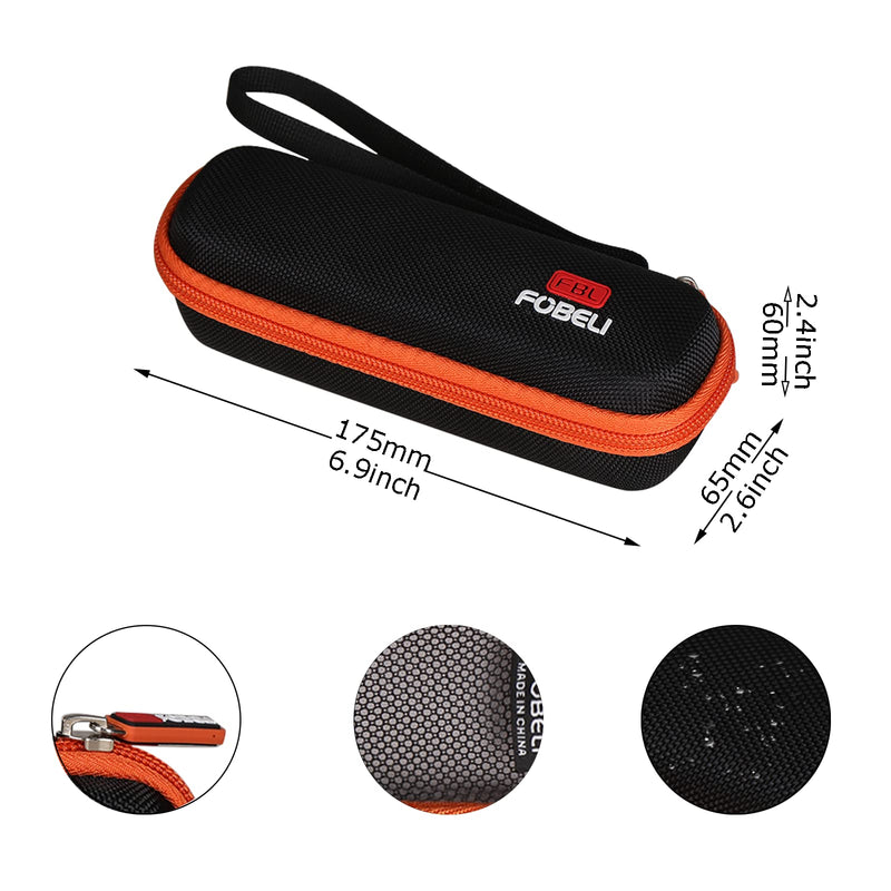 [Australia] - FBLFOBELI EVA Hard Carrying Case Compatible with The Breather Fit Hand-Held Inspiratory Expiratory Muscle Trainer (Orange, Case Only) Orange 