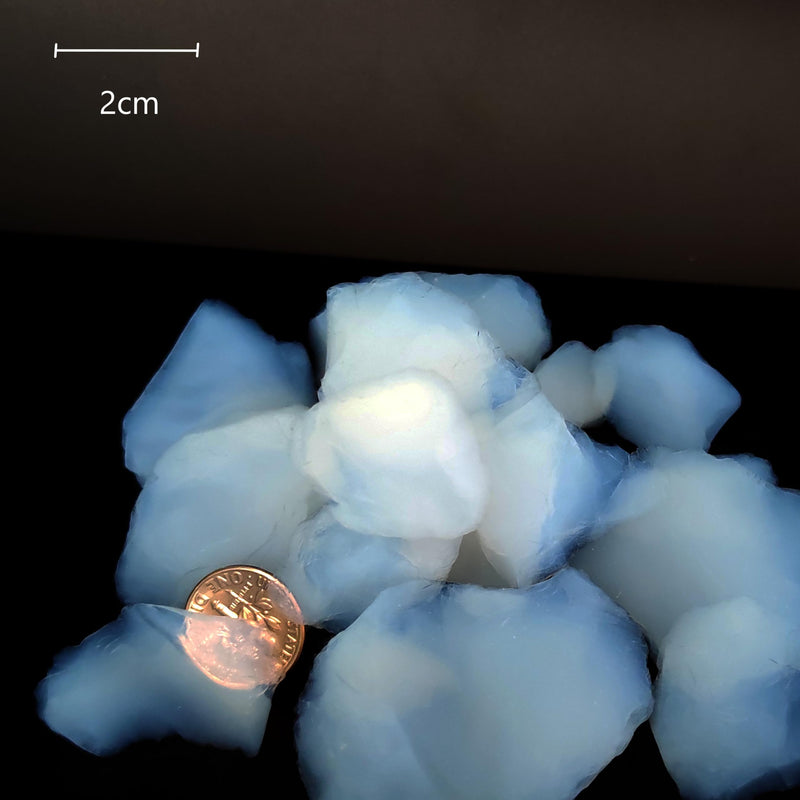 [Australia] - 80ML Aerogel Blocks Nanogel Granules (Frozen Smoke Blue Smoke) The lightest Solid in The World NASA Insulation Material 85 