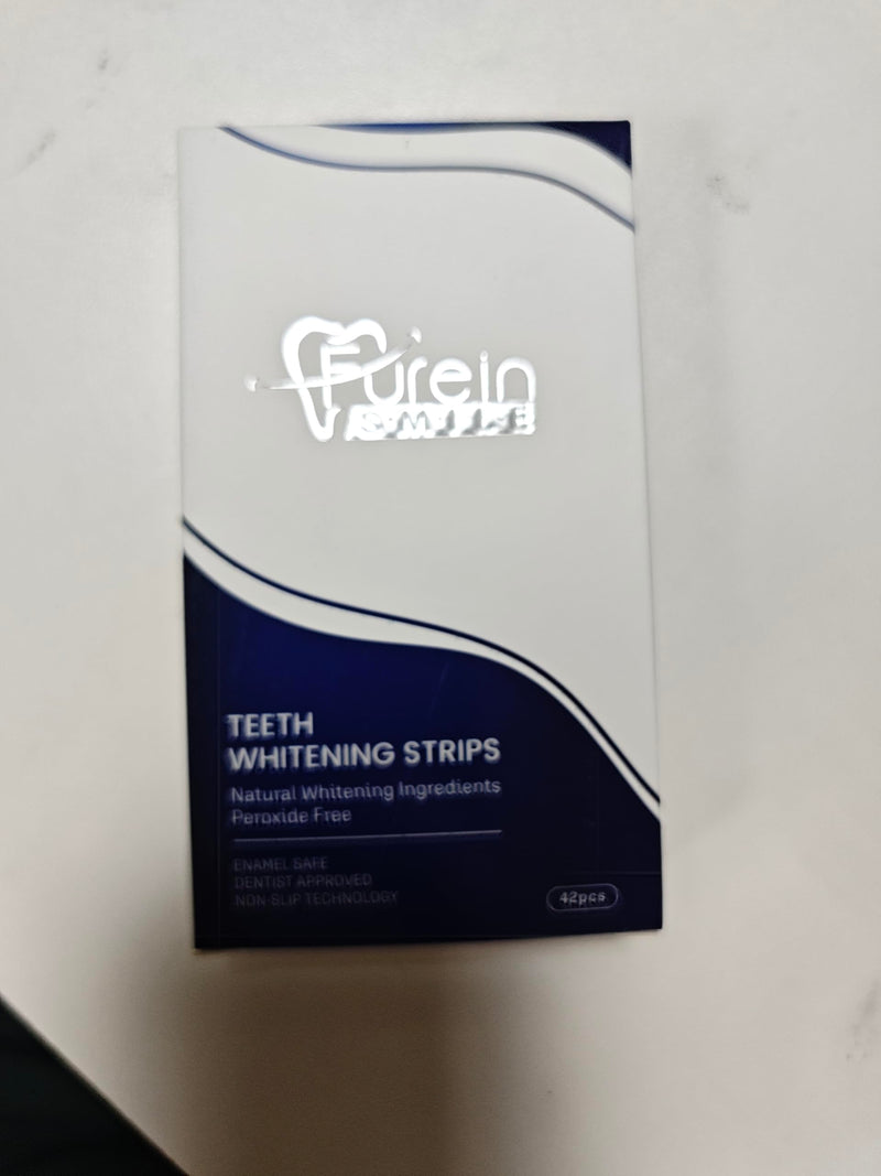 [Australia] - Teeth Whitening Strips, Mint Flavour Whitening Strips with Peroxide Free Formula -Gentle Dental Care & Fresh Breath - Pack of 42(21days Treatments) 