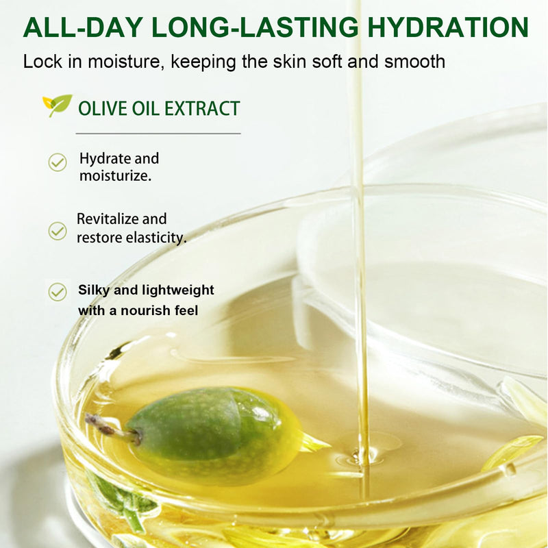 ARCHIDATE Olive Oil with Vitamin E for Face, Reduce the Look of Wrinkles & Fine Lines, Promotes Supple-Looking Skin, Organic Cold Pressed Olive Oil for Lasting Moisture, Moisturizer for Skin, Hair