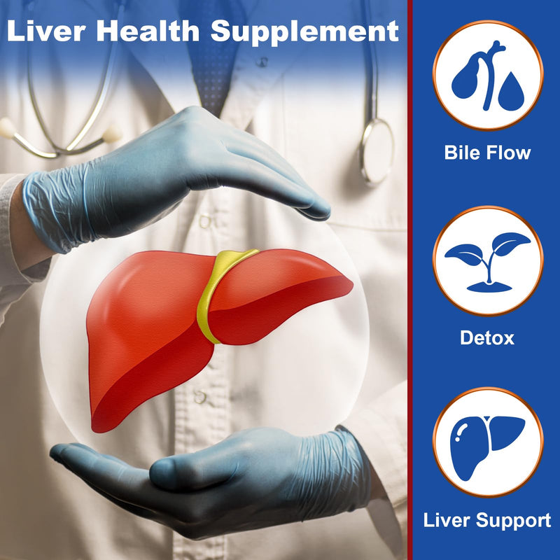 [Australia] - 2000mg Tudca Liver Support Supplement, Tudca Bile Salt with Milk Thistle and Nac,60 Capsules for 30 Days,Support for Liver, Detoxification,Immune System 