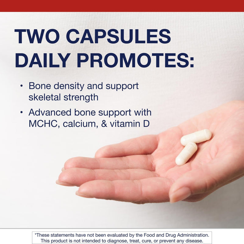 Metagenics Bone Builder Plus MCHC, Bone Density Support, 180 Capsules | Bone Health Supplement, 90 mg Calcium with Microcrystalline Hydroxyapatite (MCHC), Supports Bone Mineral Density, Gluten-Free 180 Count (Pack of 1)