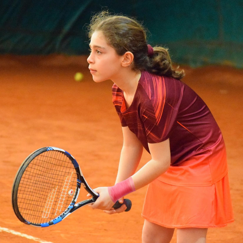 Dimora Pre Wrap Athletic, 4 Rolls Prewrap Headband for Hair, 120 Yards Foam Underwrap Athletic Tape, Best Padding for Underneath Sports Tape, 2.75 Inches x 30 Yards - Rose Red