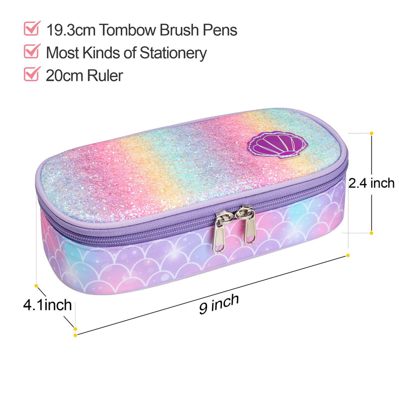 Bagseri Dance Bag for Girls - Ballet Bag for Girls Large Capacity Pencil Pen Case-Cute Pencil Case for Girls Kids Bundle
