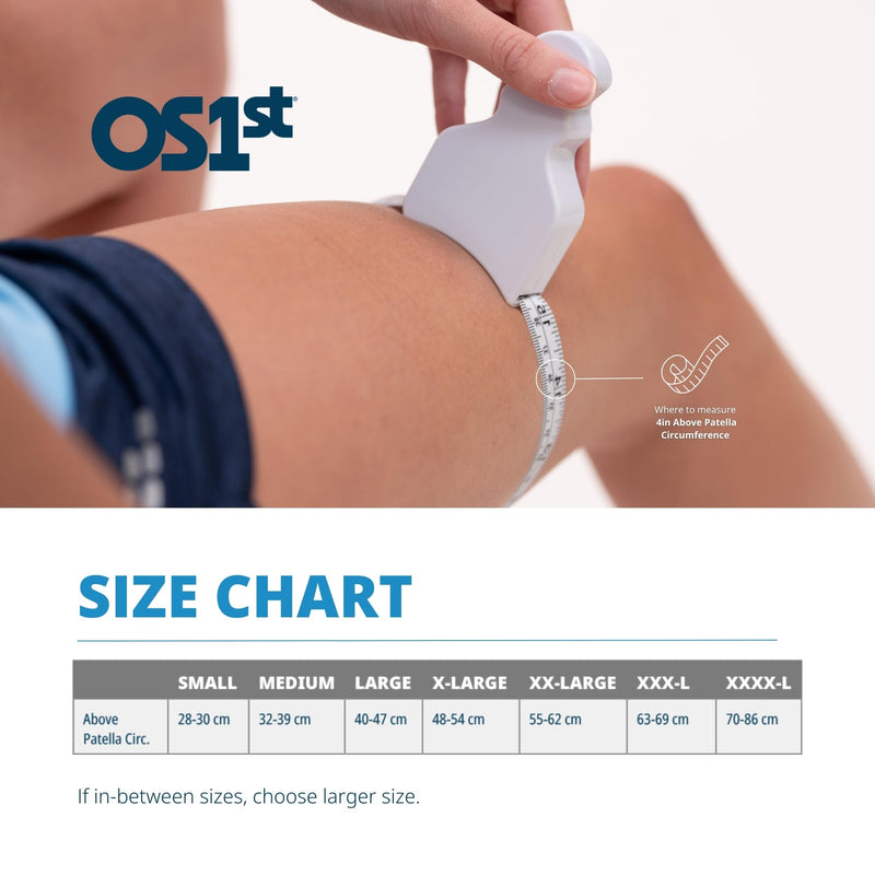[Australia] - OS1st KS7 Performance Knee Brace with Compression Zone Technology–Stabilizing Knee Sleeve for Pain Relief, Patella Support, Running, Arthritis, Men & Women X-Large Tan 