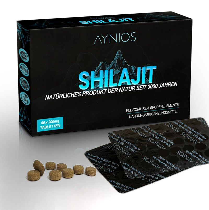 [Australia] - 12,000 MG Shilajit Tablets, 100% Shilajit Original Tablets, Himalayan Resin Alternative, 60 Count - Shilajit Himalaya Organic Tablets, Rich in Fulvic Acid and Over 85 Trace Elements.(No color added) 