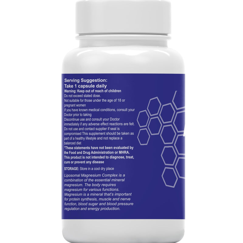 Magnesium 8 in 1 Complex 2000mg | 4 Month Supply | Full Spectrum Elemental Mg Supplement | 120 High Strength Vegan Capsules | 8 in 1 Bioavailable Magnesium | 1 A Day | Gluten Free, UK Company