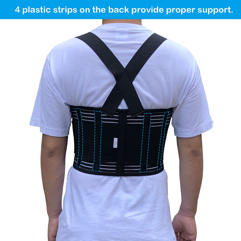 [Australia] - Rib Brace Chest Binder Belt for Men and Women, Breathable Rib Support Wrap for Cracked, Fractured or Dislocated Ribs Protection, Compression Rib Cage Brace for Bruised or Broken Ribs (X-Large) X-Large 