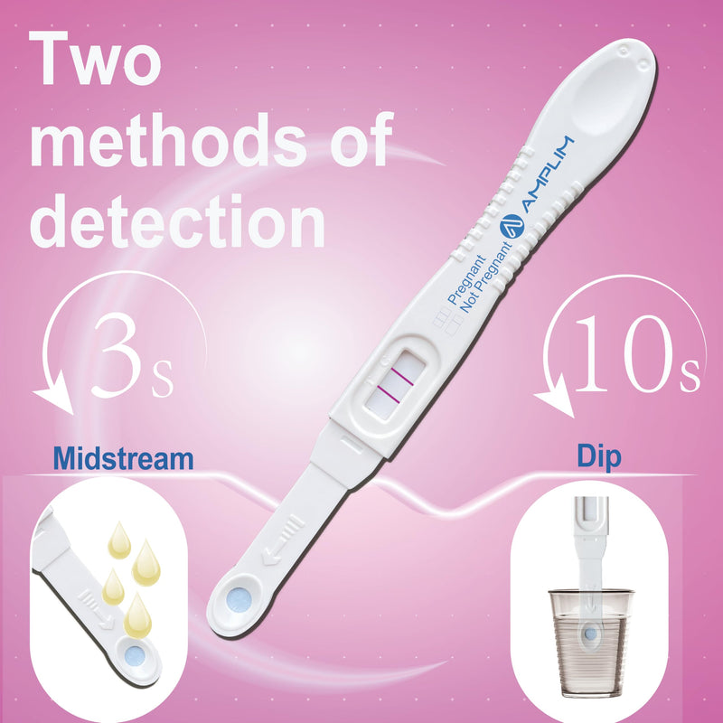 Early Detection Pregnancy Test, Extra Sensitive, 10 MIU/mL, 10-Pack | 99.9% Accurate HCG Test Midstream, Early Result 6 Days Sooner