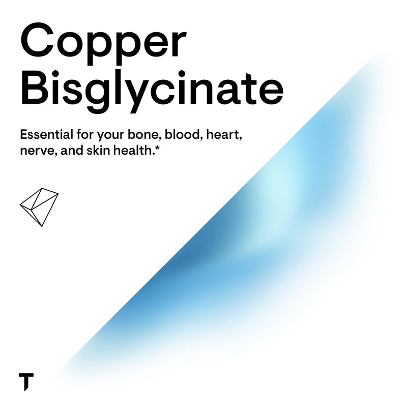 [Australia] - THORNE - Copper Bisglycinate - Well-Absorbed Trace Mineral Supplement - 60 Capsules 60 Count (Pack of 1) 