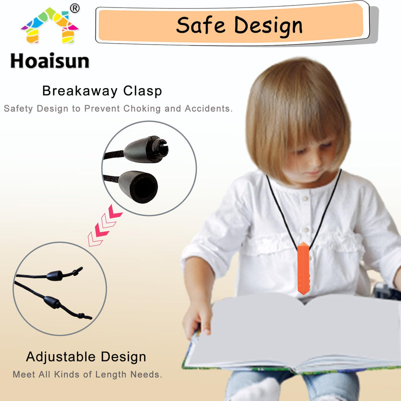 [Australia] - Chew Necklaces for Sensory Kids, 8 Pack Chewy Necklace Sensory Boys and Girls with Autism, ADHD, SPD, Biting, Silicone Teething Necklace Oral Chew Toys for Adults Reduce Chewing Anxiety Fidget Rainbow 