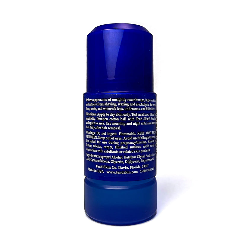 Tend Skin Razor Bump Solution Refillable Roll-On Solution For Unsightly Razor Bumps, Ingrown Hair And Razor Burns, Post Shaving and Waxing Toner for Men and Women, 2.5 Oz