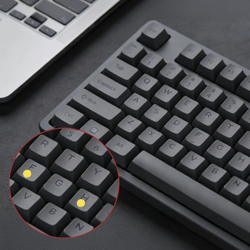 165Pcs Bump Dots for Visually Impaired, Assorted Sizes Adhesive Low Vision Aids Braille Stickers Silicone Raised Tactile Dots for Blind & Elderly (Red, Yellow, Black, White)