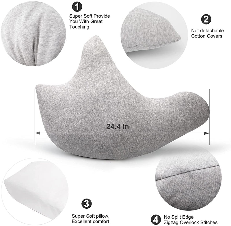 [Australia] - Shoulder Surgery Pillow, Rotator Cuff Pillow, Side Sleeper Pillow for Neck and Shoulder Pain and Shoulder Relief Gray Pillow 