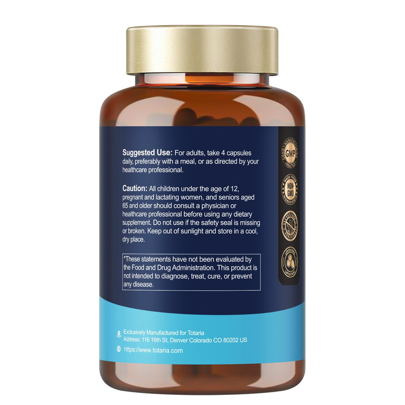 [Australia] - 12 in 1 Liposomal Glucosamine Chondroitin MSM Collagen 3000MG, FSA-HSA Items Only List for Men & Woman Supplement, Flexibility & Cartilage Maintenance, Non-GMO, CGMP, Gluten-Free 120 Count (Pack of 1) 