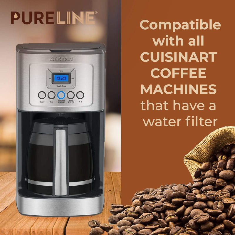 [Australia] - Cuisinart® Coffee Filter Replacement - 12 Pack Cuisinart® Coffee Maker Water Filter by Pureline - Charcoal Water Filter - for all Cuisinart Coffee Machines 