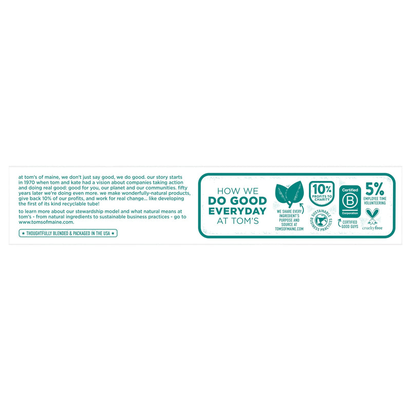 [Australia] - Tom's of Maine Fluoride-Free Antiplaque & Whitening Natural Toothpaste, Fennel, 5.5 oz. 2-Pack 11 Ounce (Pack of 1) 