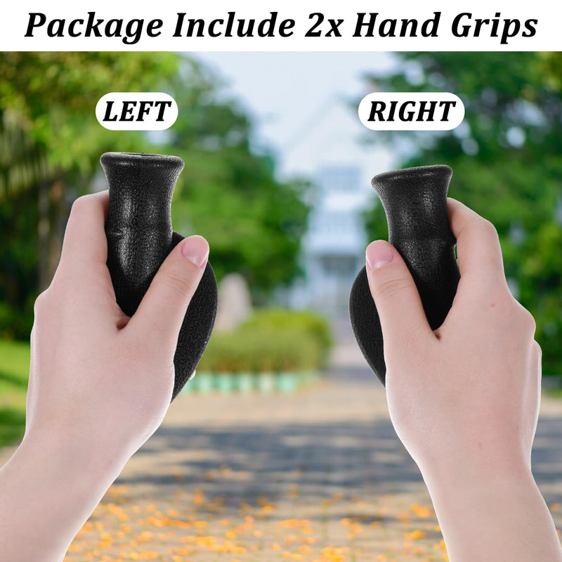 [Australia] - 2 PCS Universal Rollator Hand Grip, Anti-Slip Rolling Walker Hand Grips Replacement Parts for Rollator and Wheelchair, Rollator Walker Hand Grip for Seniors, Mobility Impaired 