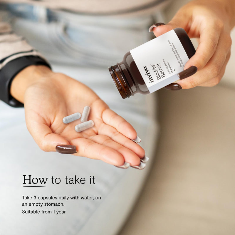 Invivo Bio.Me Barrier Capsules (90 Capsules - 1 Month Supply) - 5 Billion CFU Probiotic Bio Cultures Complex Supplement with PROBIOACT® Technology to Enhance Absorption - Contributes to Microbiome