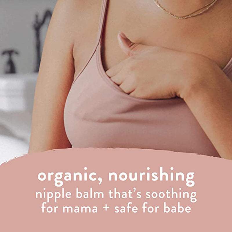 [Australia] - The Honest Company New Mama Care Essentials Gift Set | Hospital Bag Must Haves | Travel Size Nip Balm (0.5 oz), Glow On Body Cream (1 oz), Gotta Glow Face Wash (1.75 fl oz), Reusable Pouch New Mama Mini Essentials Set 