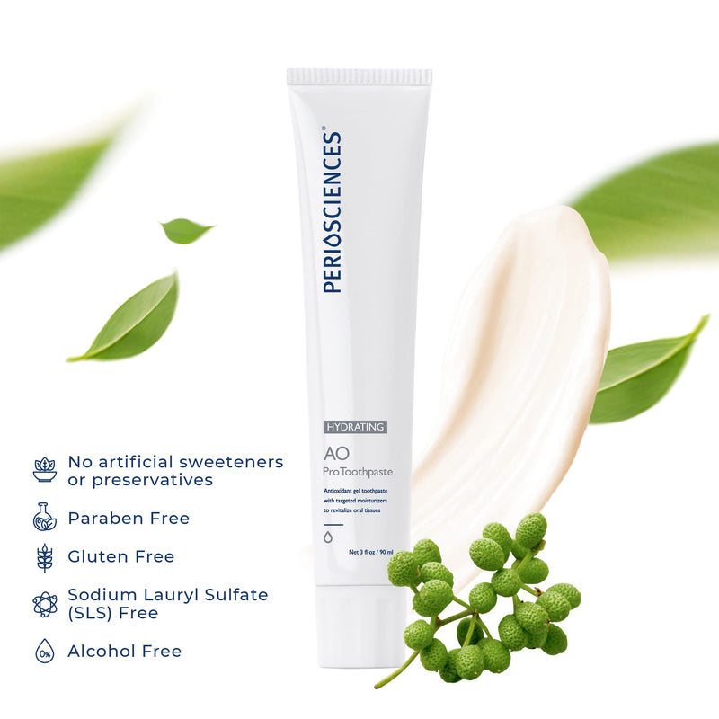 [Australia] - PerioSciences AO ProToothpaste Hydrating with Nano Hydroxyapatite, Remineralizing, 3 fl oz / 90ml 3 Fl Oz (Pack of 1) 