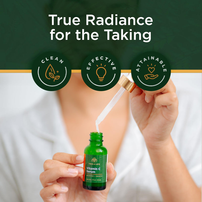 Tree of Life Vitamin C Serum for Face, Dark Spots Remover Face Oil, 1 Fl Oz | Brightening Vitamin C serum for face. Hydrating face oil that targets dark spots and fine lines for clear skin. 1 Fl Oz (Pack of 1) 01. Vitamin C