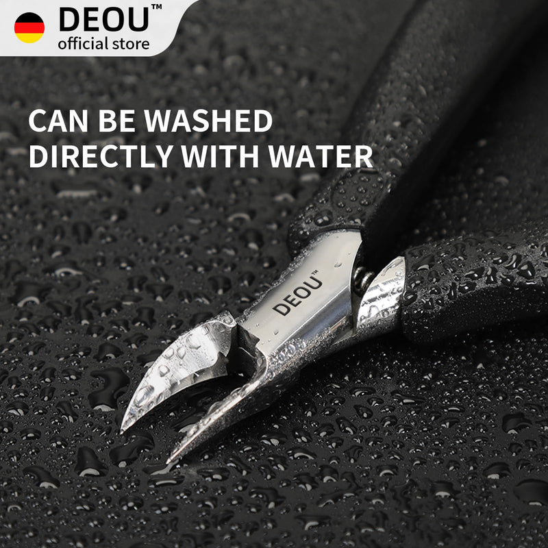 DEOU Toenail Clippers Blade for Ingrown and Thick Nails Stainless Steel Pedicure Tools at Home ingrown toenail Treatment Professional Podiatrist Nail Clippers with Upgraded Handle (Eagle Beak Pliers) Eagle Beak Pliers
