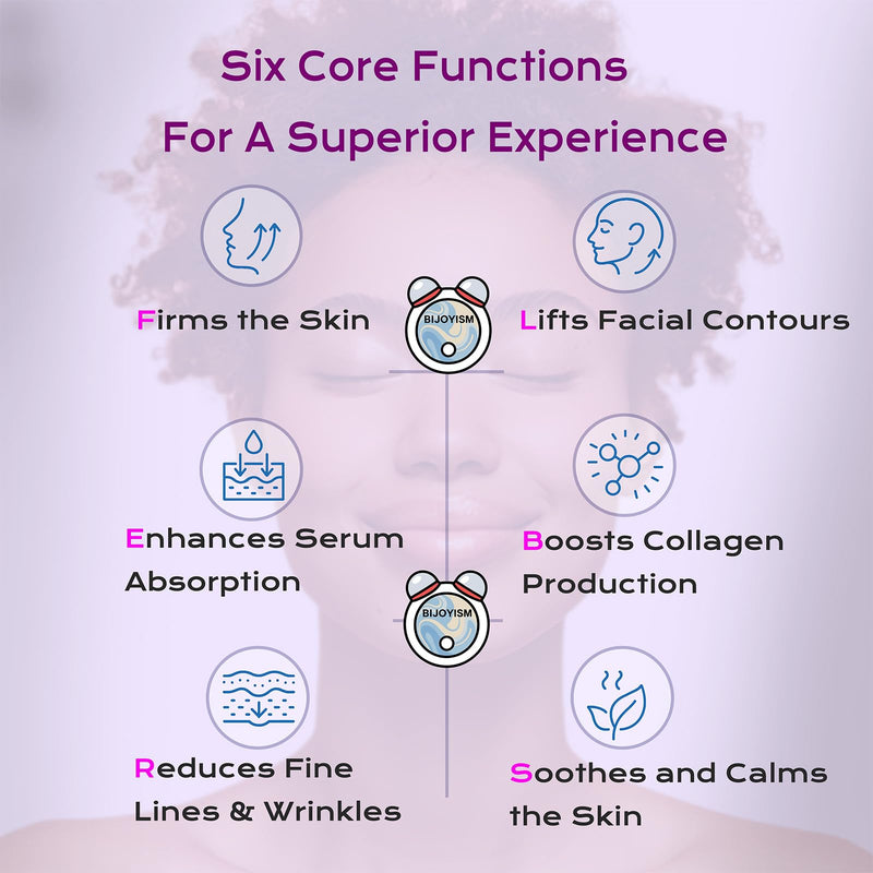 Red Light Massager for Face & Neck - Dual Light Multifunctional Anti-Wrinkle Face Lift Device - Facial Device for Skincare