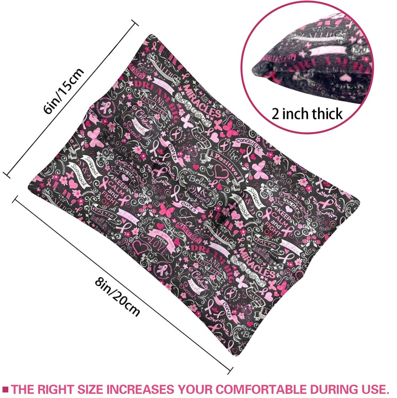 [Australia] - Chemo Port Pillow,Post Heart Surgery Pillows for Pacemaker Seatbelt Protection,Mastectomy Pillow,Chemotherapy Must Haves for Women Cancer Care Gifts Pink 