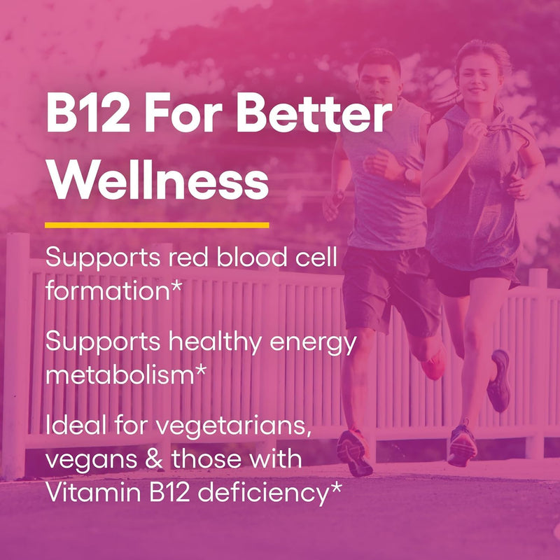 Natural Factors, Vitamin B12 Methylcobalamin 1,000 mcg, Offers the Most Metabolically Active Form of B12, Quick Dissolving Tablets