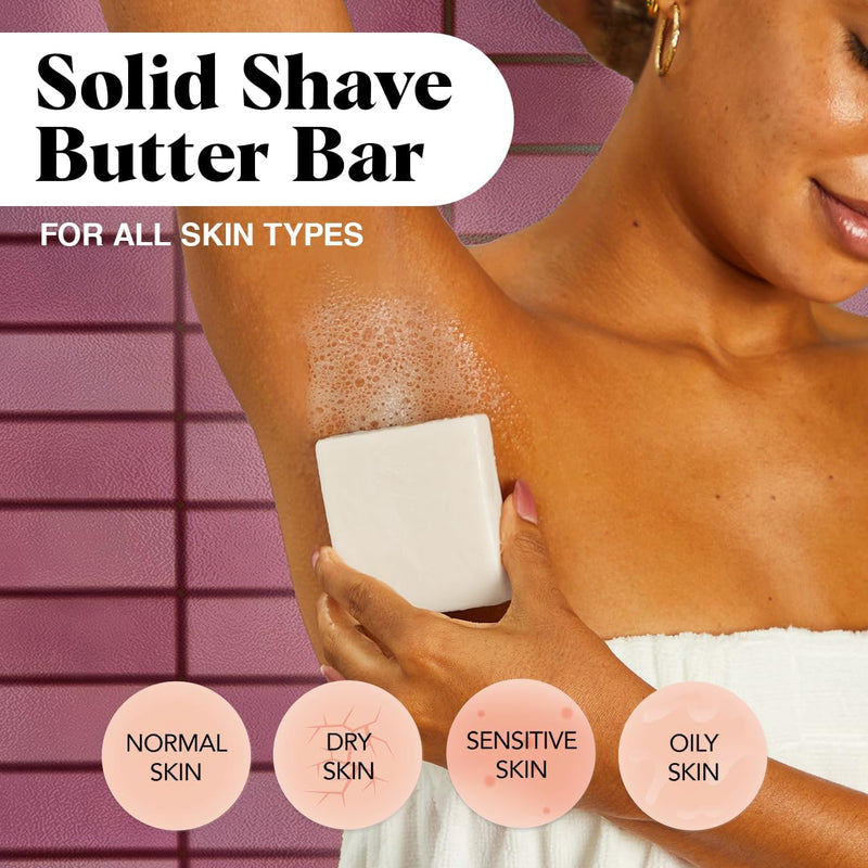 [Australia] - Kitsch Shaving Soap for Women - Hydrating Shave Butter & Shave Soap Bar - Nourishing Bar Soap for Smooth, Irritation-Free Shave ‚Äì Paraben, Silicone & Sulfate-Free - Vegan, Made in USA - 4 oz Shave Butter Bar 