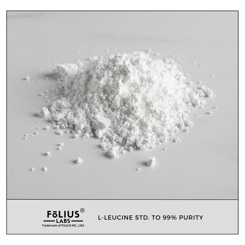 FOLIUS LABS Clean Label L Leucine – Amino Acid Supplement – 120 Veg Capsules 120 Caps
