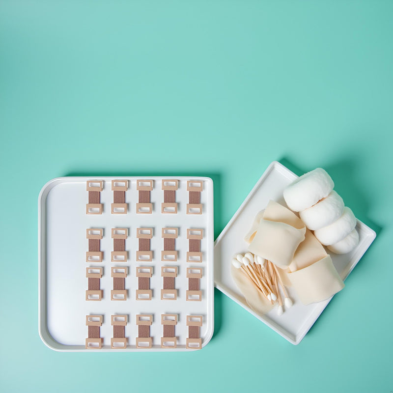 [Australia] - 20Pcs Brown Elastic Bandage Clips Adhesive Bandages Bandage Wrap Clips Stretch Metal Clips, Replaceable Wrap Clips for Various Types Bandages and Bandaging Supplies 