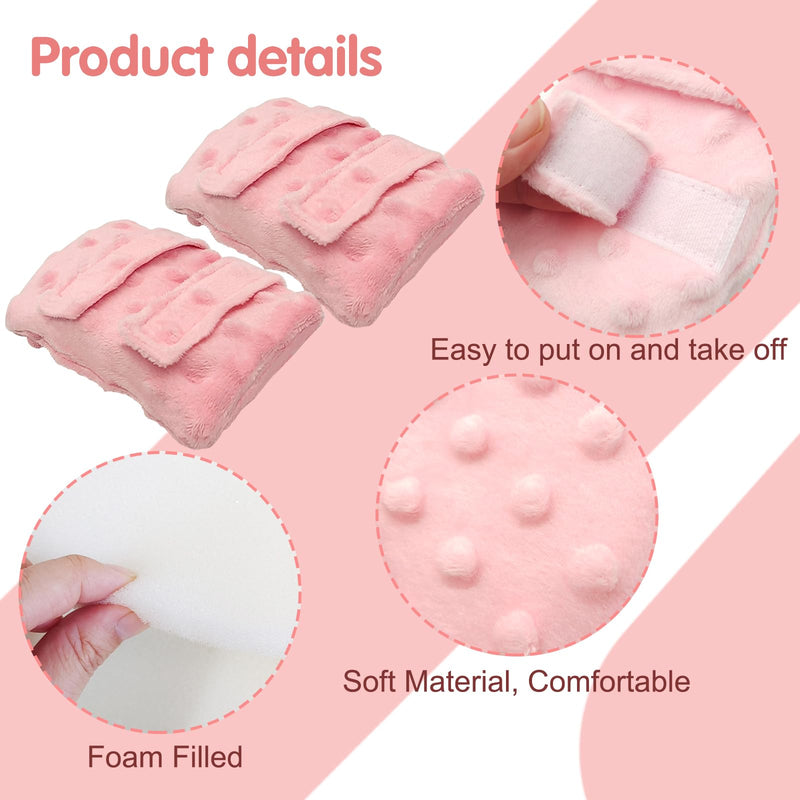 [Australia] - 2 Pack Pacemaker Pillow for Bra, Chemo Port Pillow for Chemo Patients, Chemo Port Bra Cushion, Pacemaker Protector, Post Surgery Bra Strap Pads Heart Surgery Recovery Gift (Pink) Style 1: Pink 